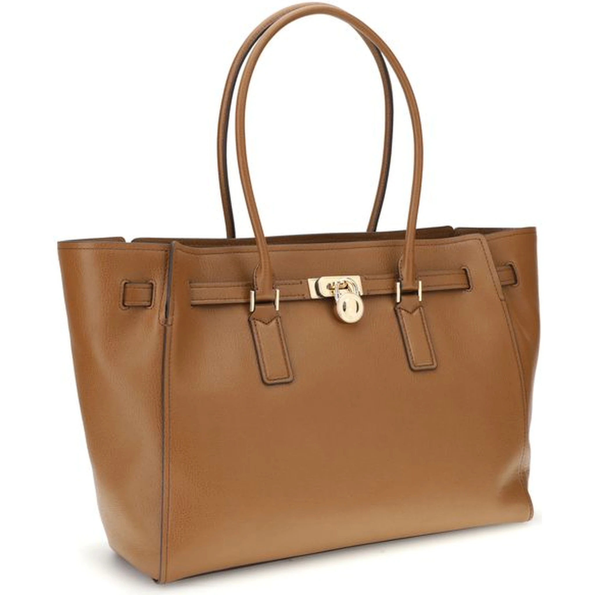 حقيبة كتف بوس توروس من جلد العجل البيج