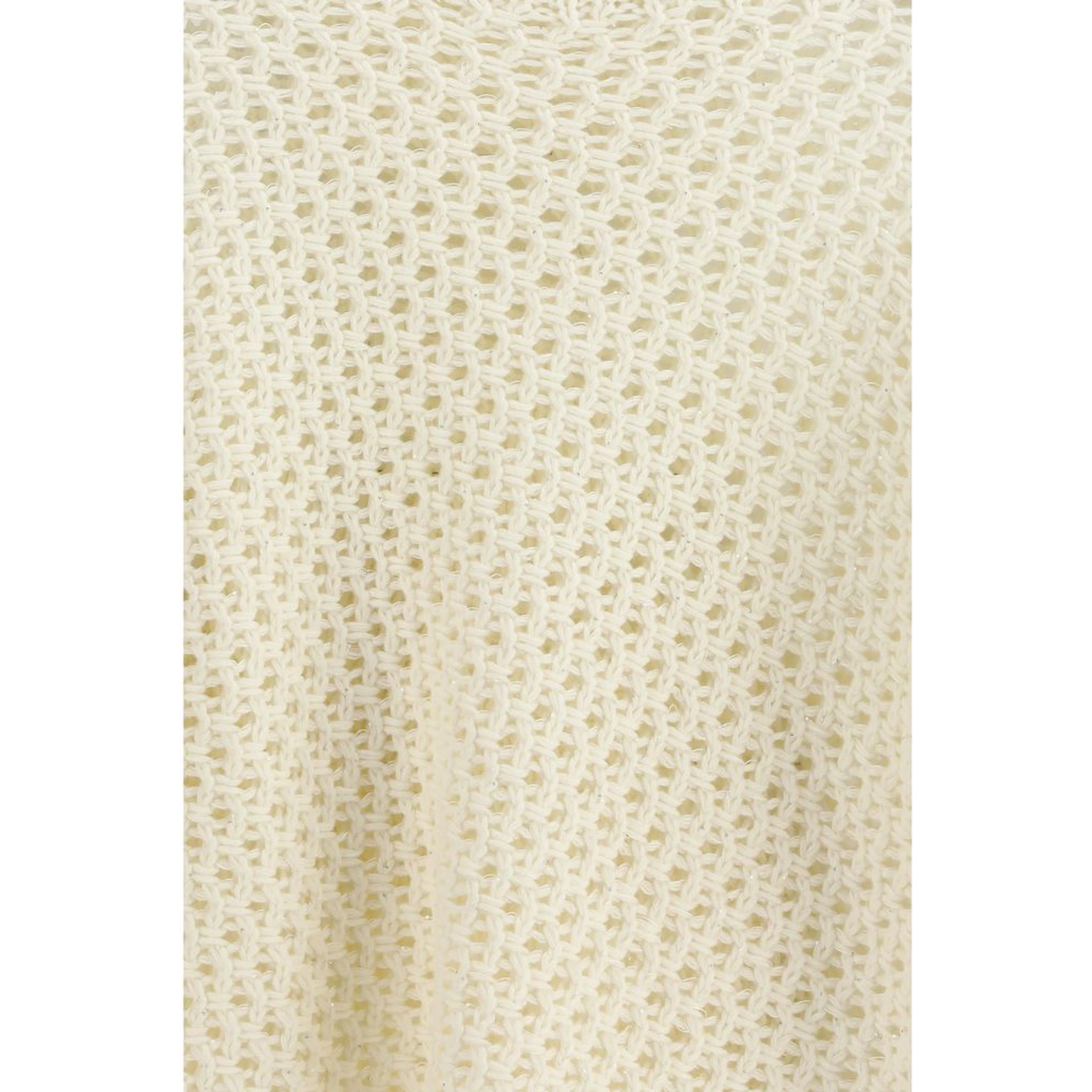 Cream Fleece Wool Sweatshirt