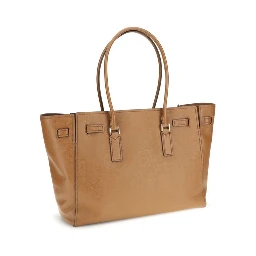 حقيبة كتف بوس توروس من جلد العجل البيج