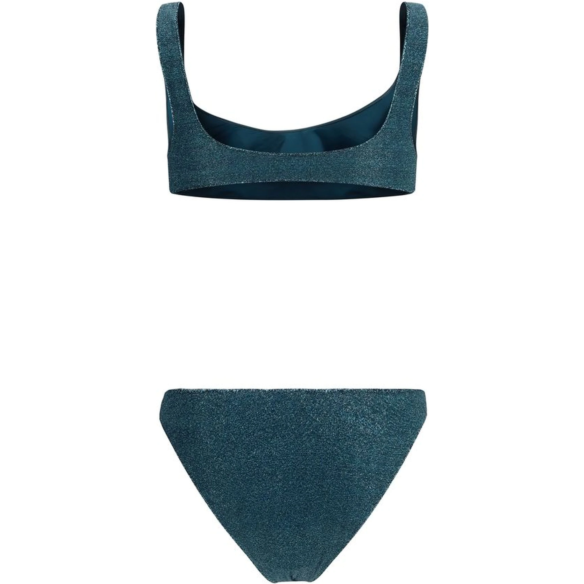 Blue Polyamide One-Piece Swimsuit