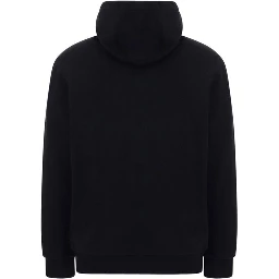 Black Cotton Sweatshirt