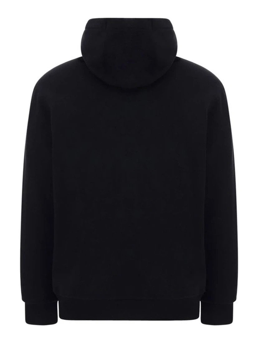 Black Cotton Sweatshirt