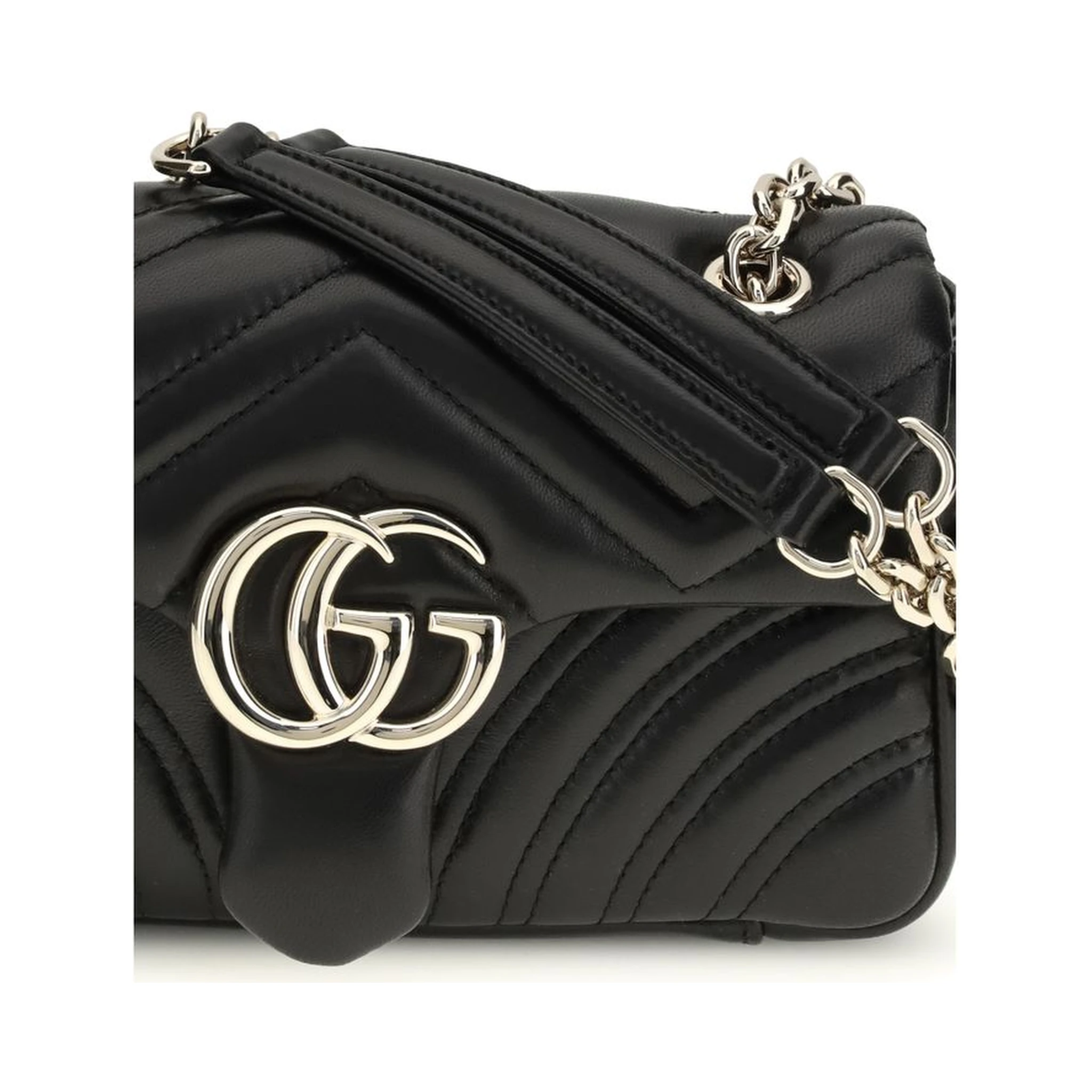 Black Calf Leather Bos Taurus Shoulder Bag
