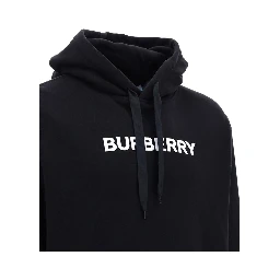 Black Cotton Sweatshirt