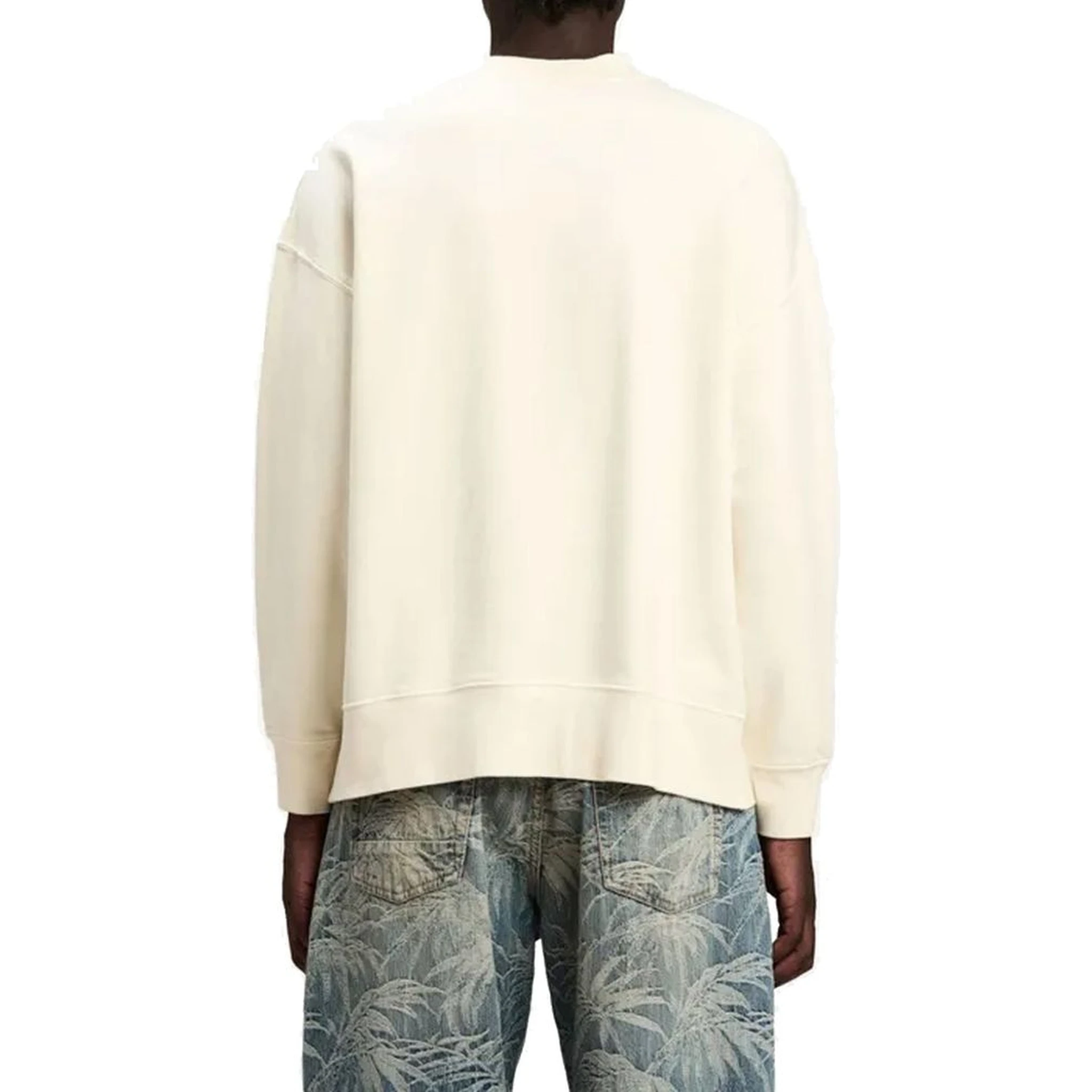 White Cotton Sweatshirt