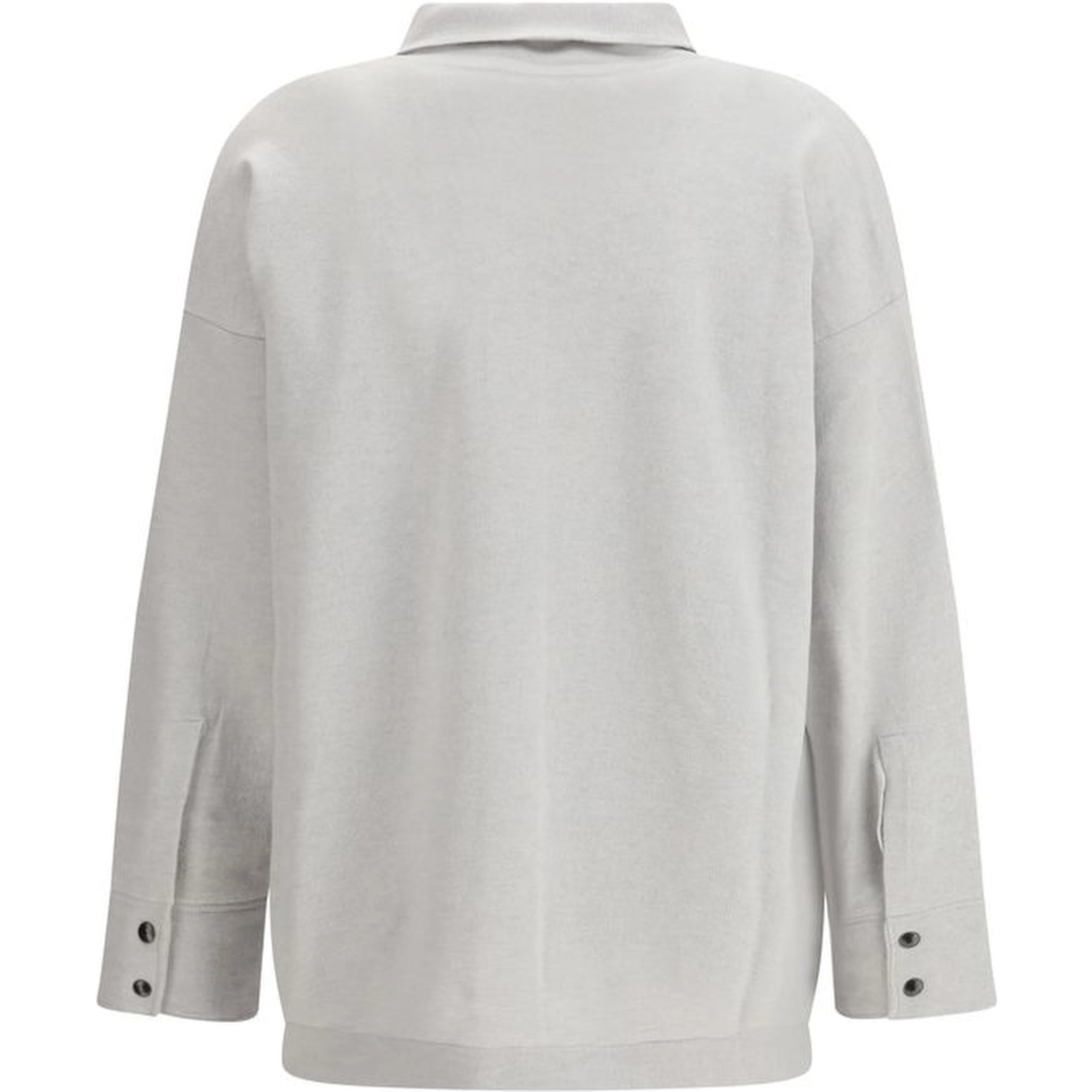 Gray Fleece Wool Shirt