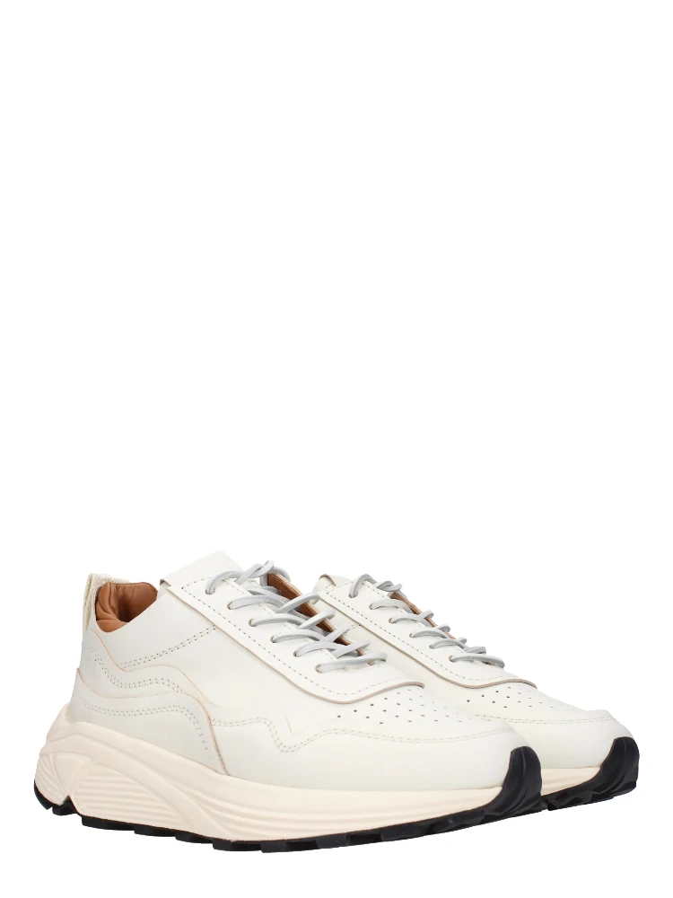 White Leather Low Top Sneakers alternative