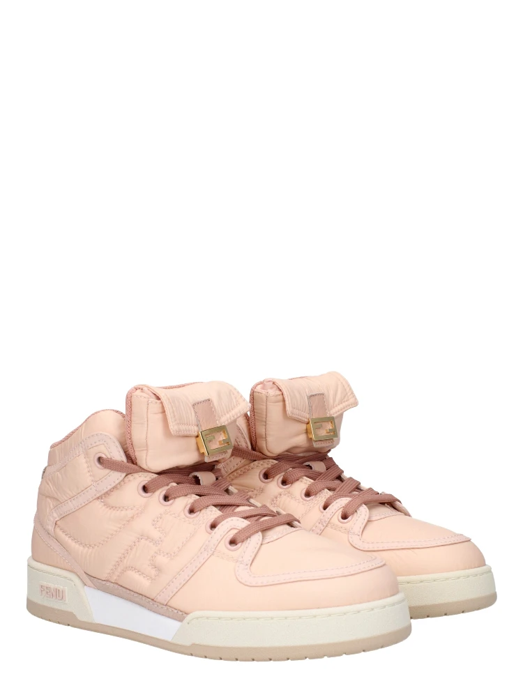 Pink Nylon High Top Sneakers alternative