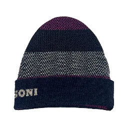 Blue Wool Beanie