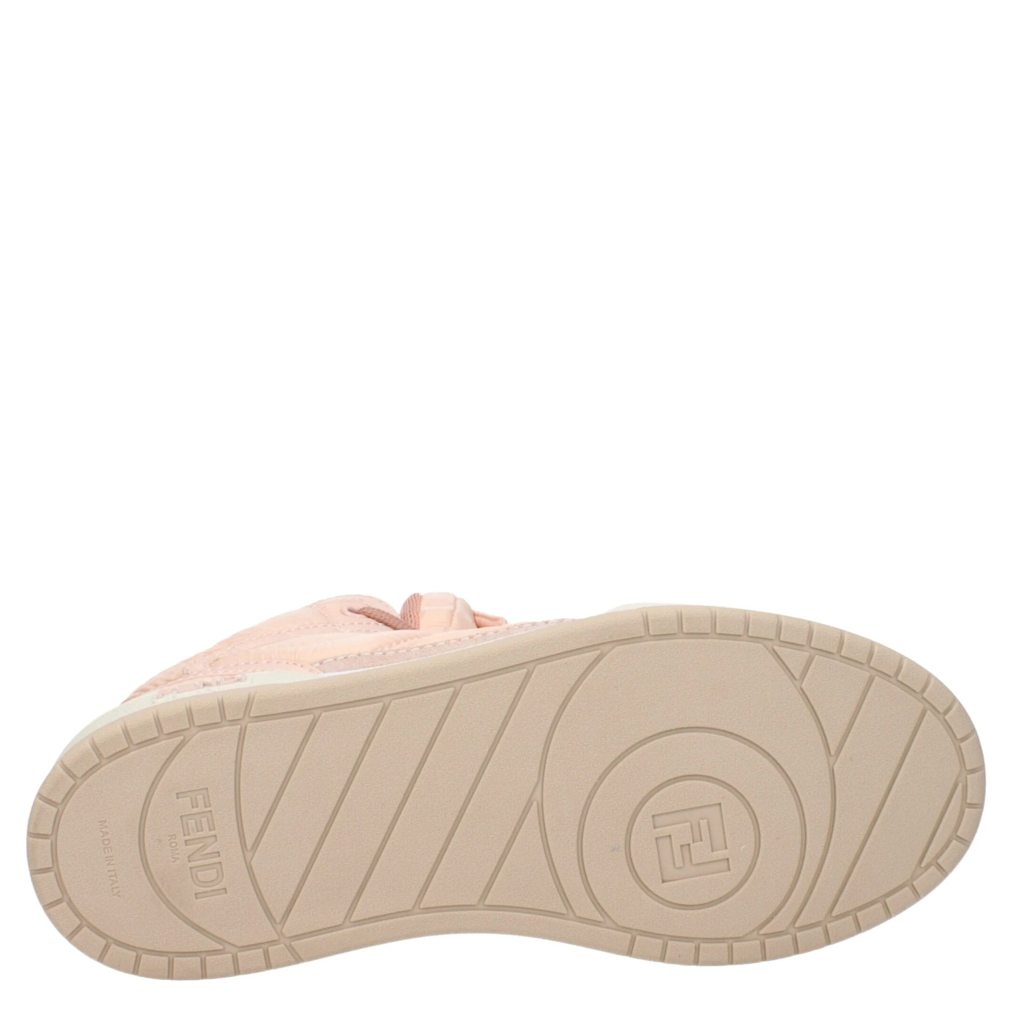 Pink Nylon High Top Sneakers