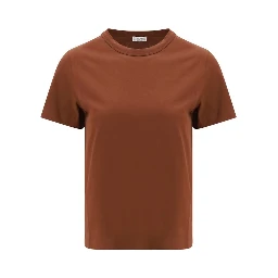 Brown Cotton T-Shirt