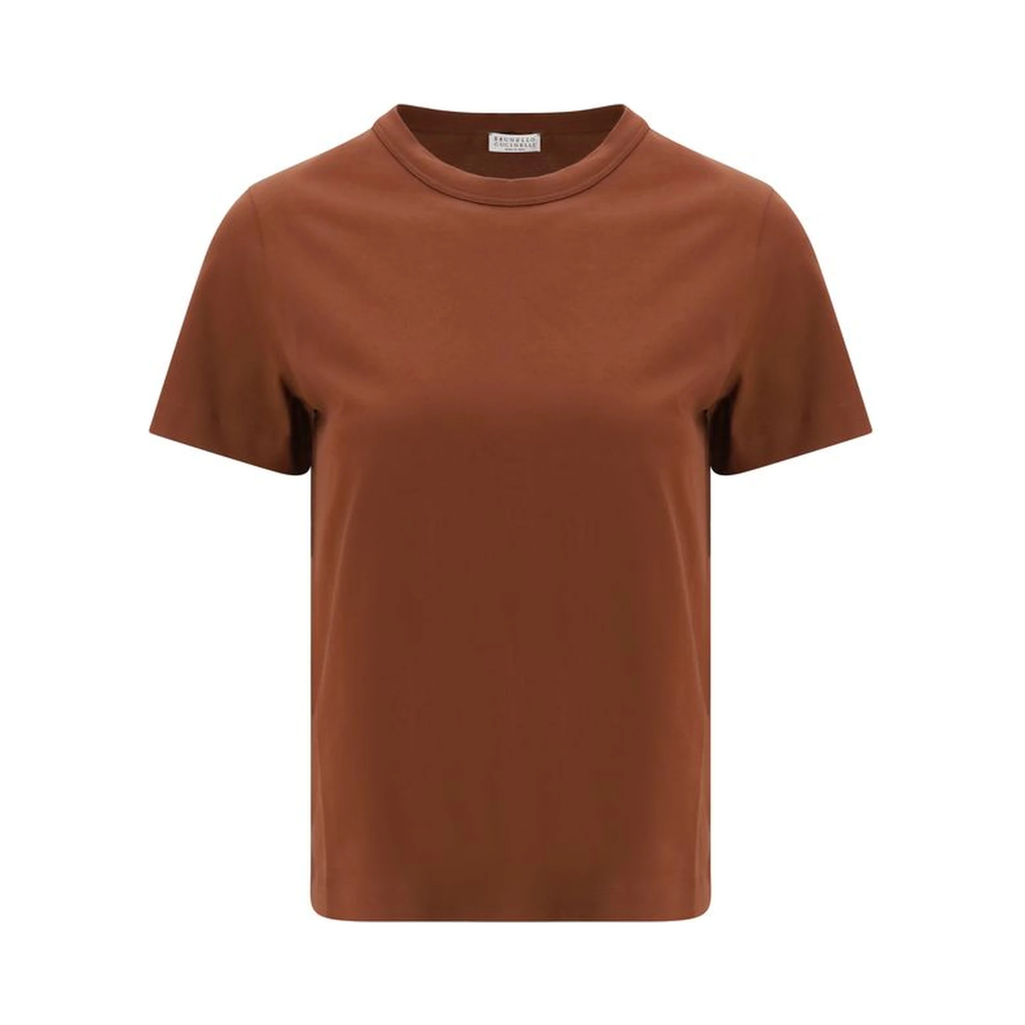 Brown Cotton T-Shirt