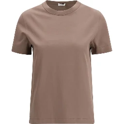 Brown Cotton T-Shirt