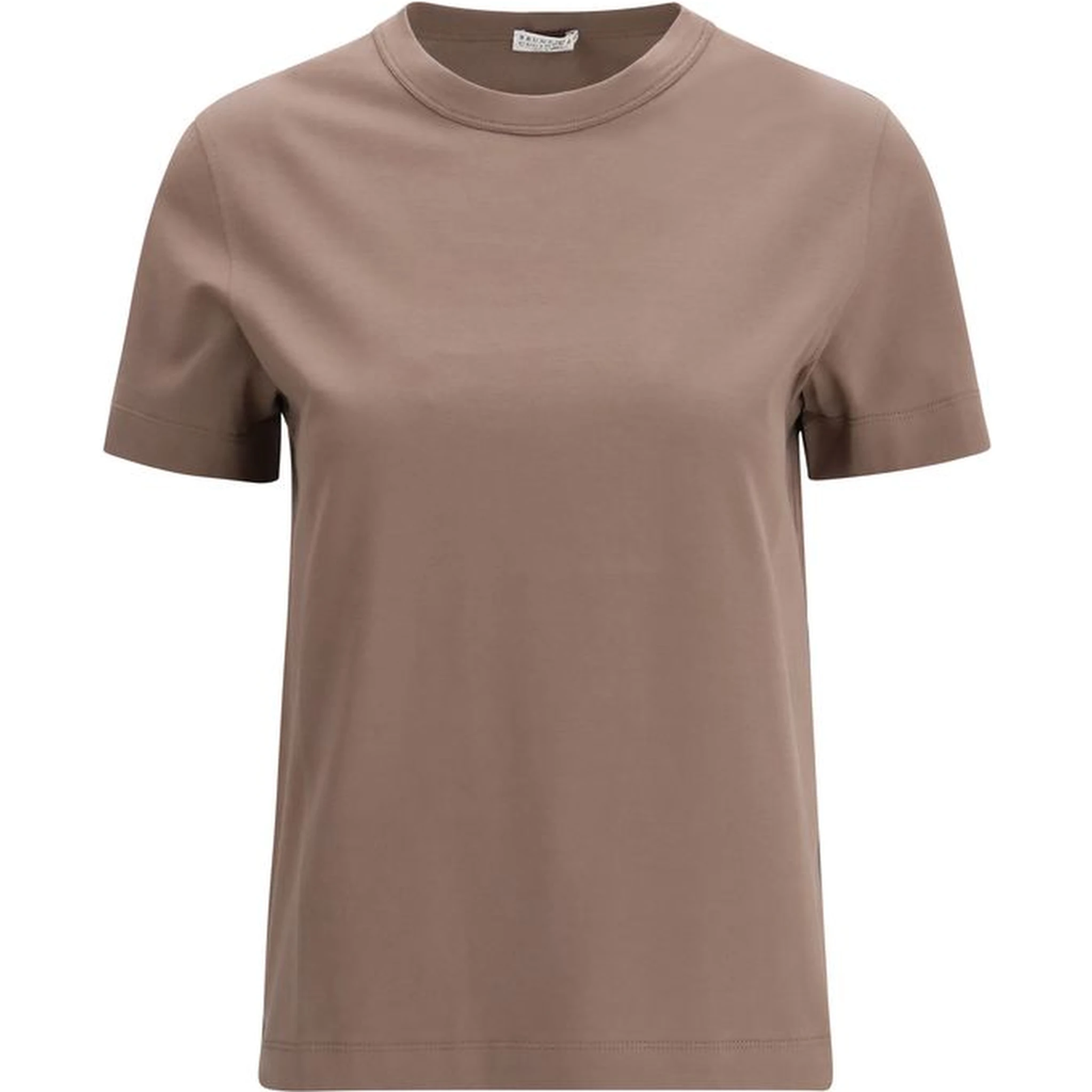 Brown Cotton T-Shirt