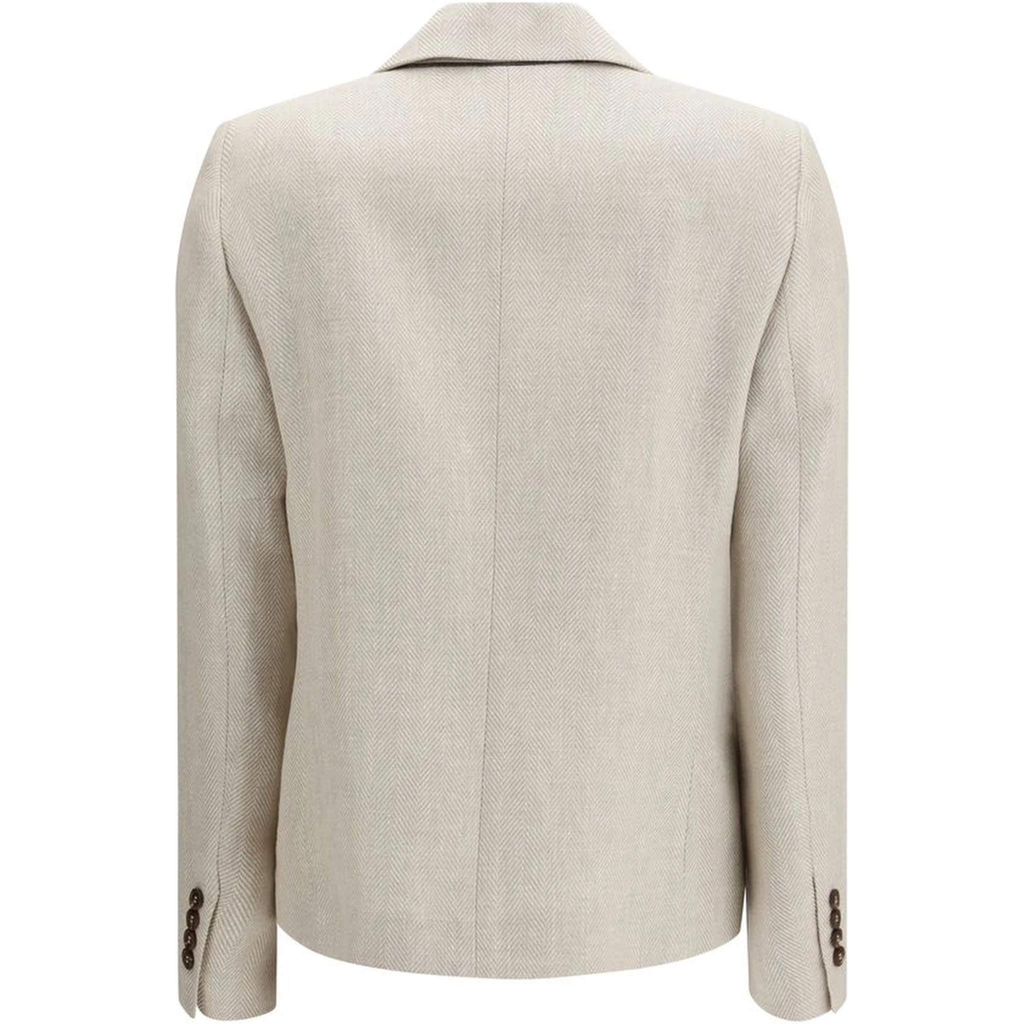Beige Linen Blazer
