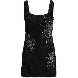 Black Nylon Casual Dress