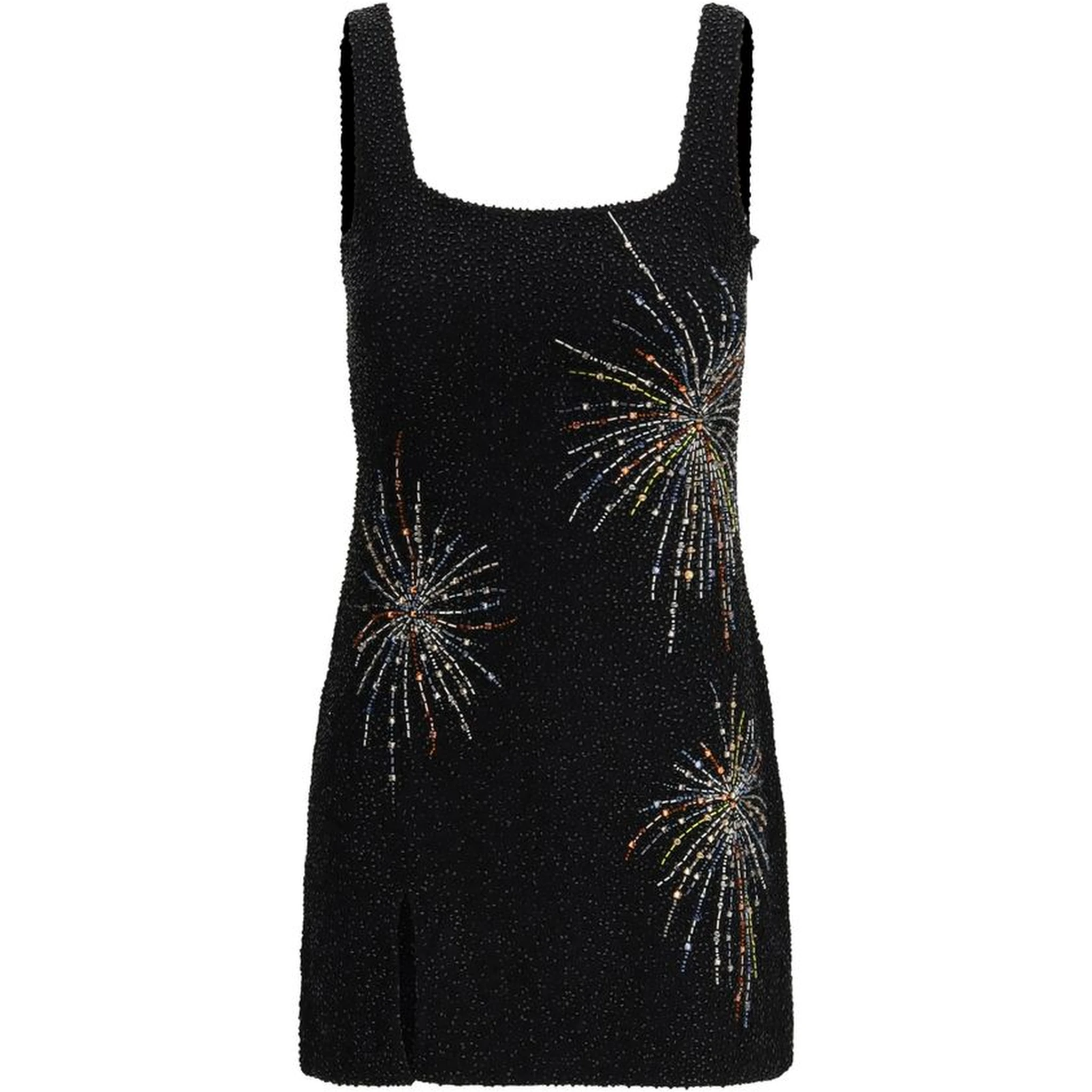 Black Nylon Casual Dress