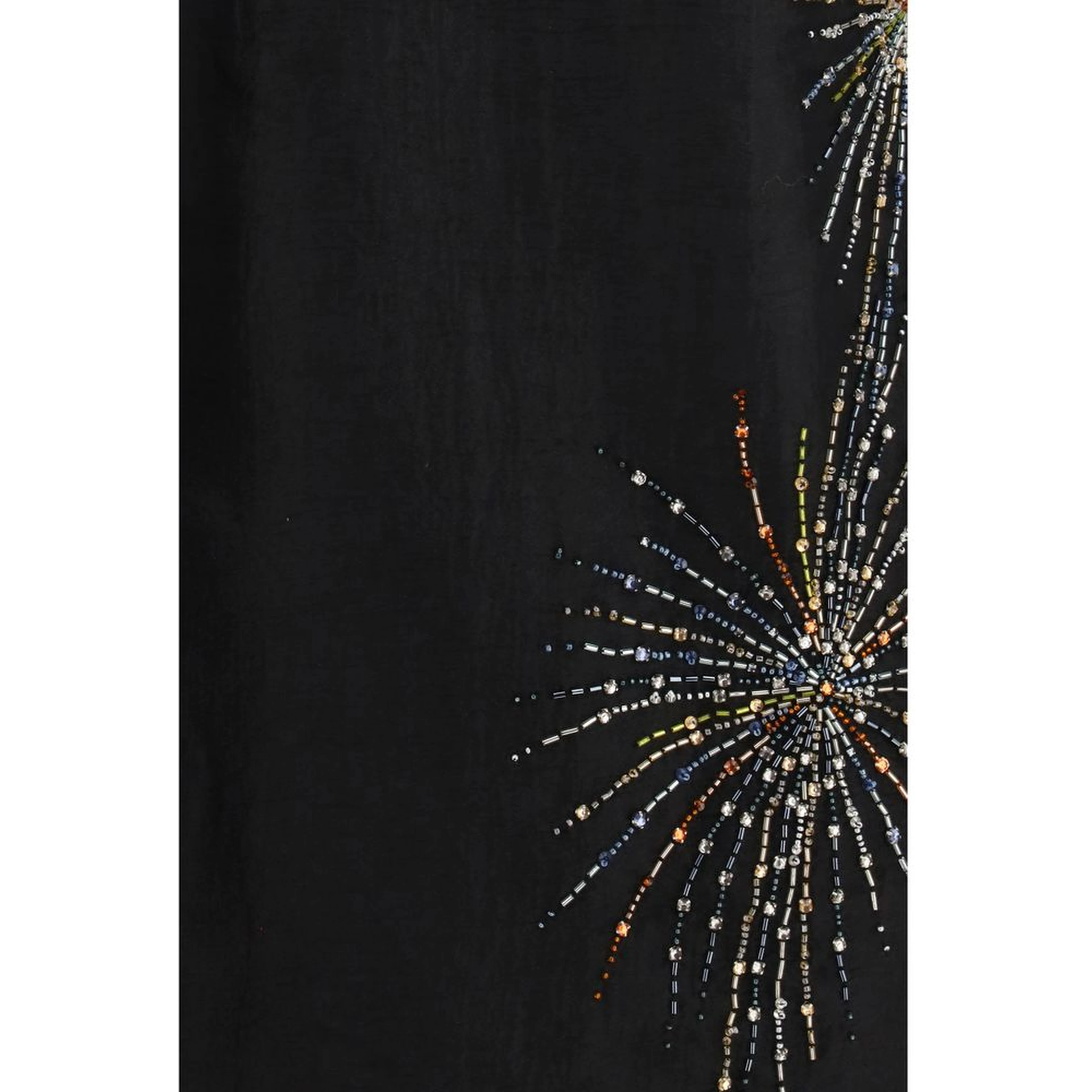 Black Polyester Casual Dress