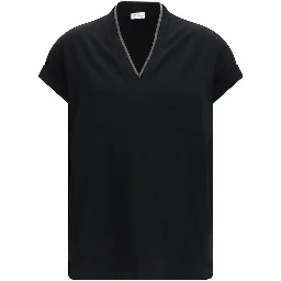 Black Cotton T-Shirt