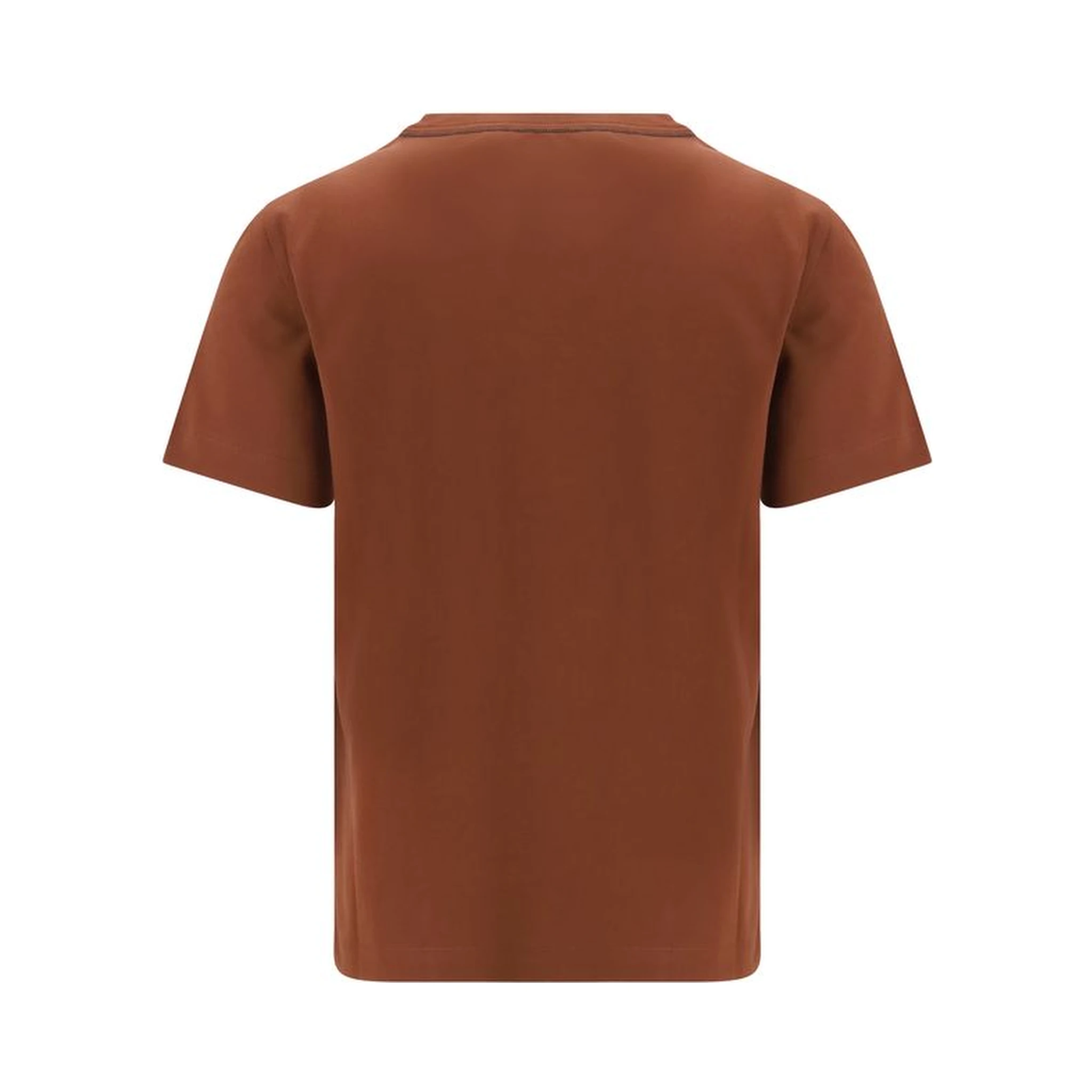 Brown Cotton T-Shirt
