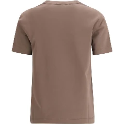 Brown Cotton T-Shirt