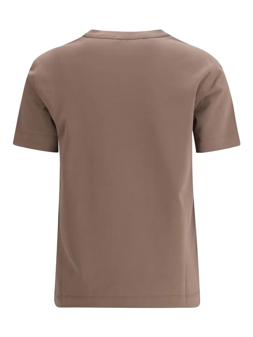 Brown Cotton T-Shirt