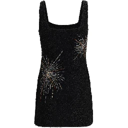 Black Nylon Casual Dress