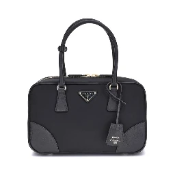Black Nylon Handbag
