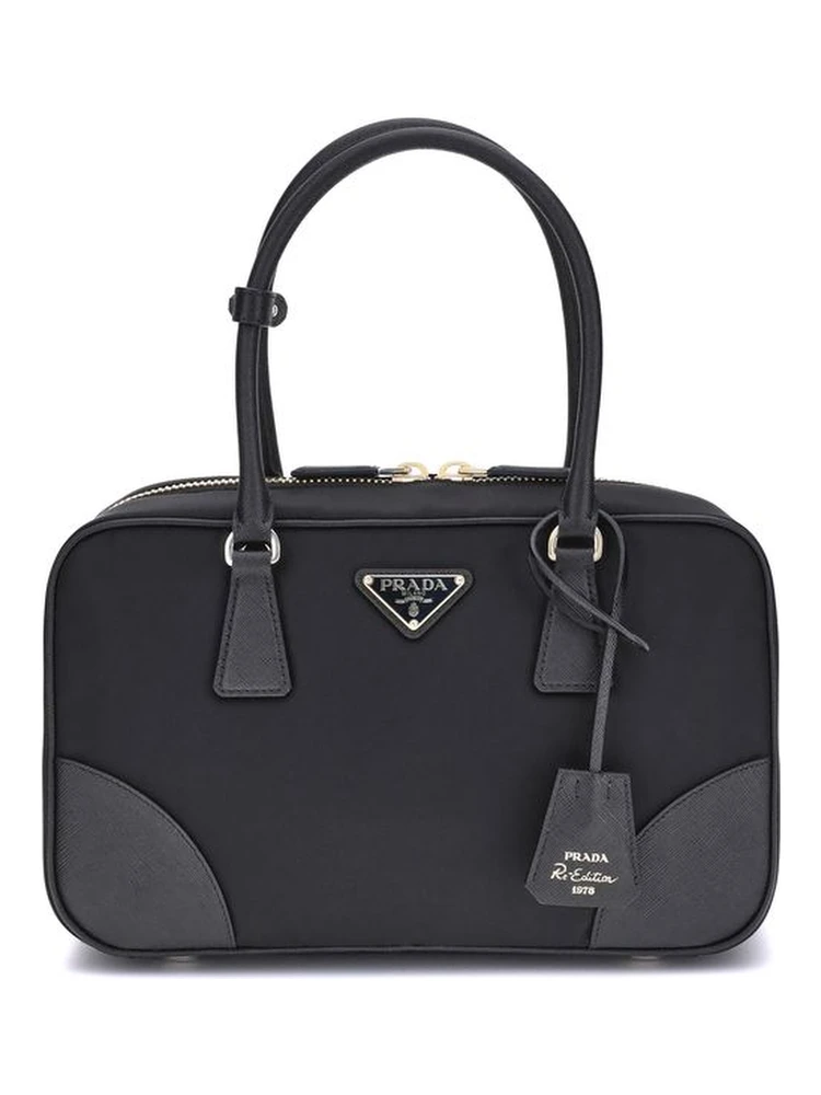 Black Nylon Handbag