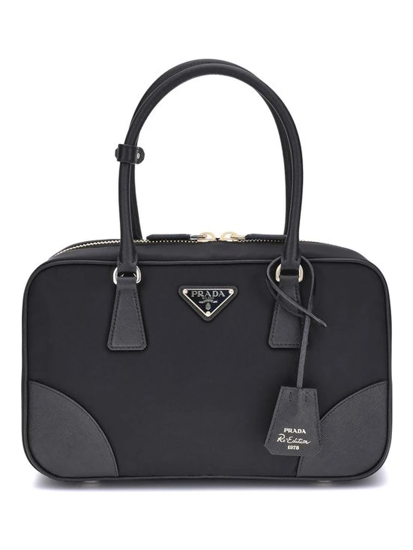 Black Nylon Handbag