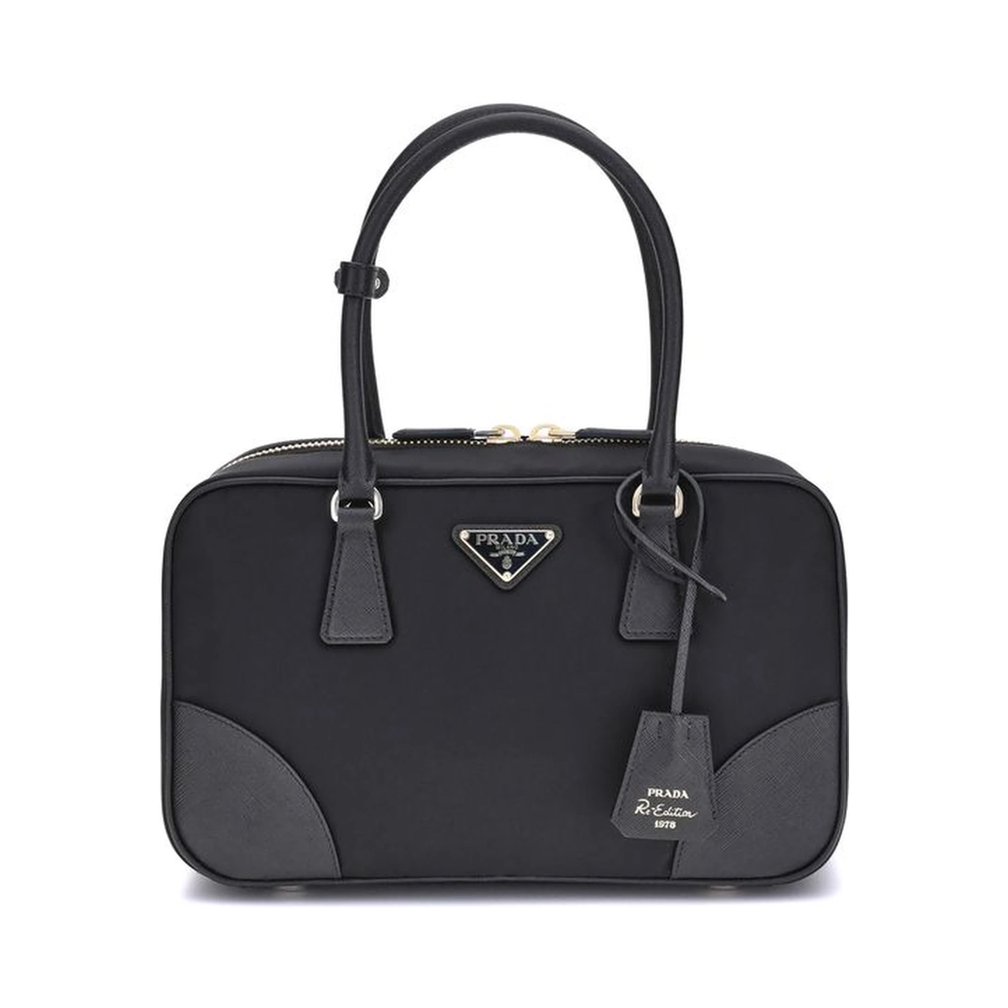 Black Nylon Handbag