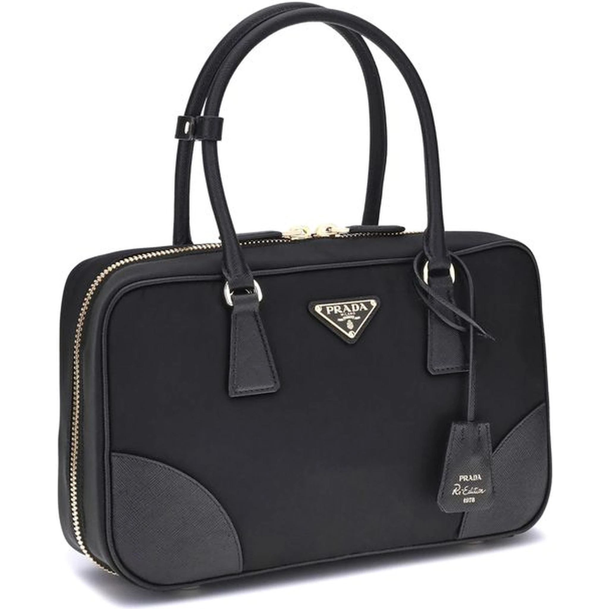 Black Nylon Handbag