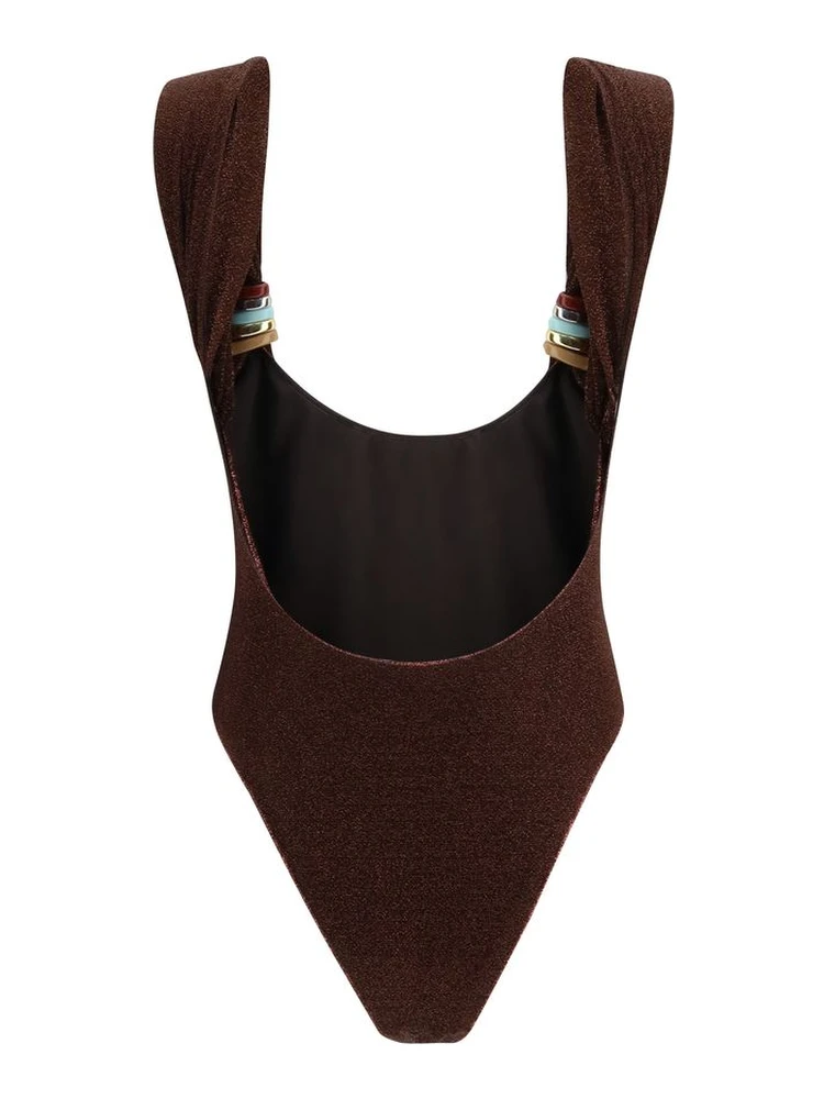 Brown Polyamide One-Piece Swimsuit alternative