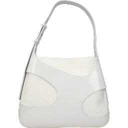 White Leather Shoulder Bag