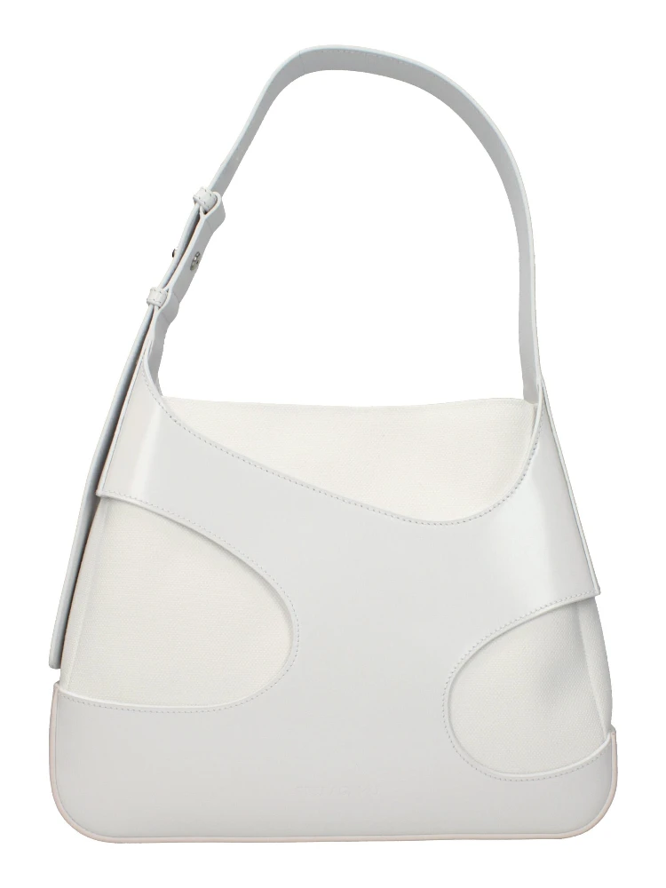 White Leather Shoulder Bag