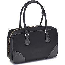 Black Nylon Handbag