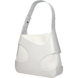 White Leather Shoulder Bag