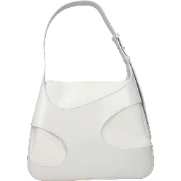 White Leather Shoulder Bag