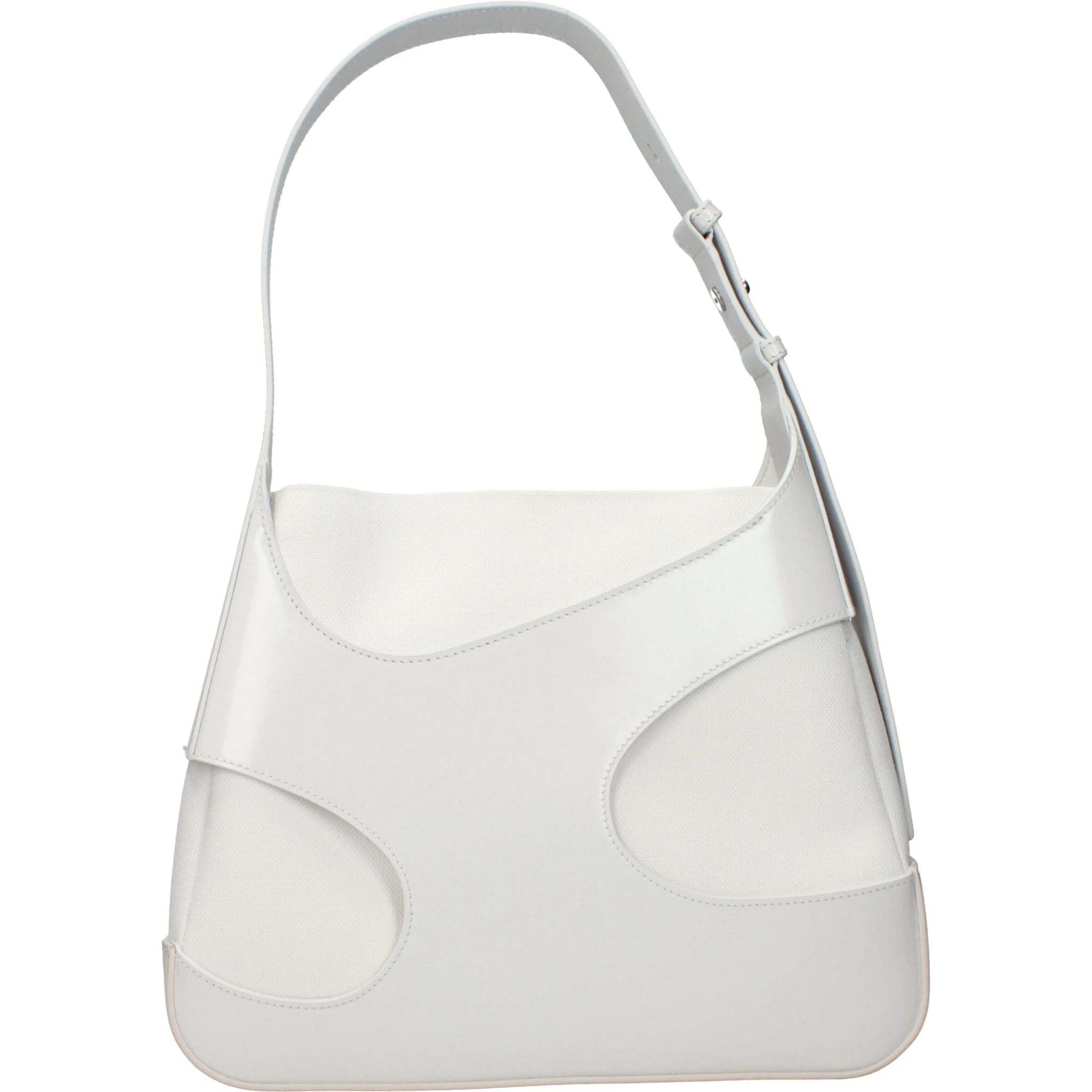 White Leather Shoulder Bag