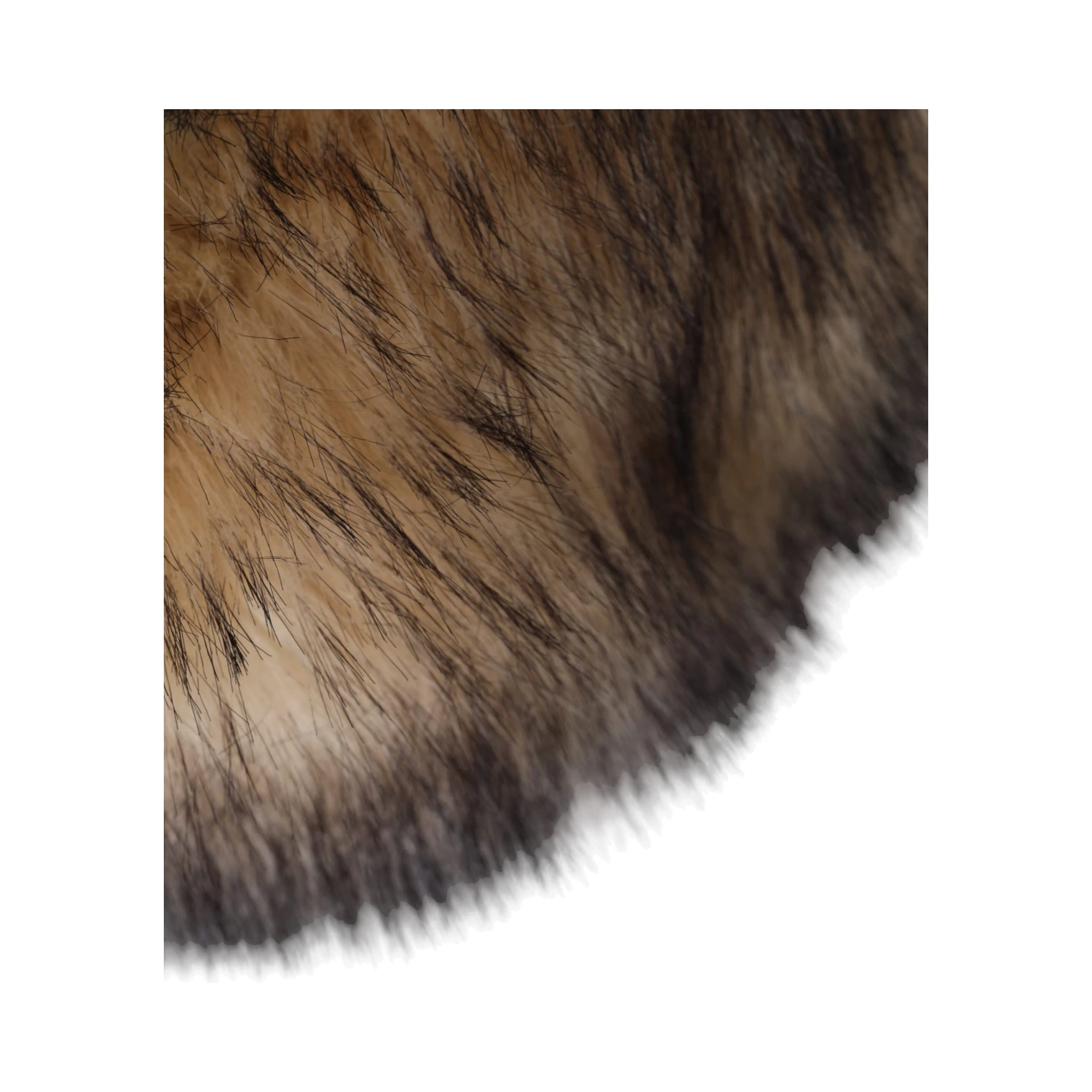 Brown Faux Fur Modacrylic Fedora Hat