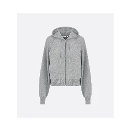 Zippered cashmere sweater