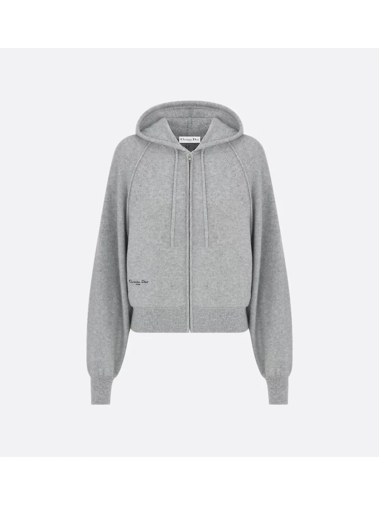 Zippered cashmere sweater