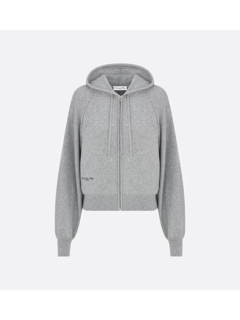 Zippered cashmere sweater