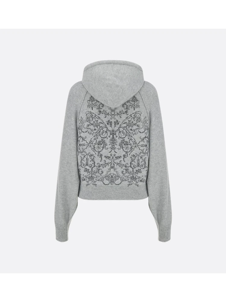 Zippered cashmere sweater alternative