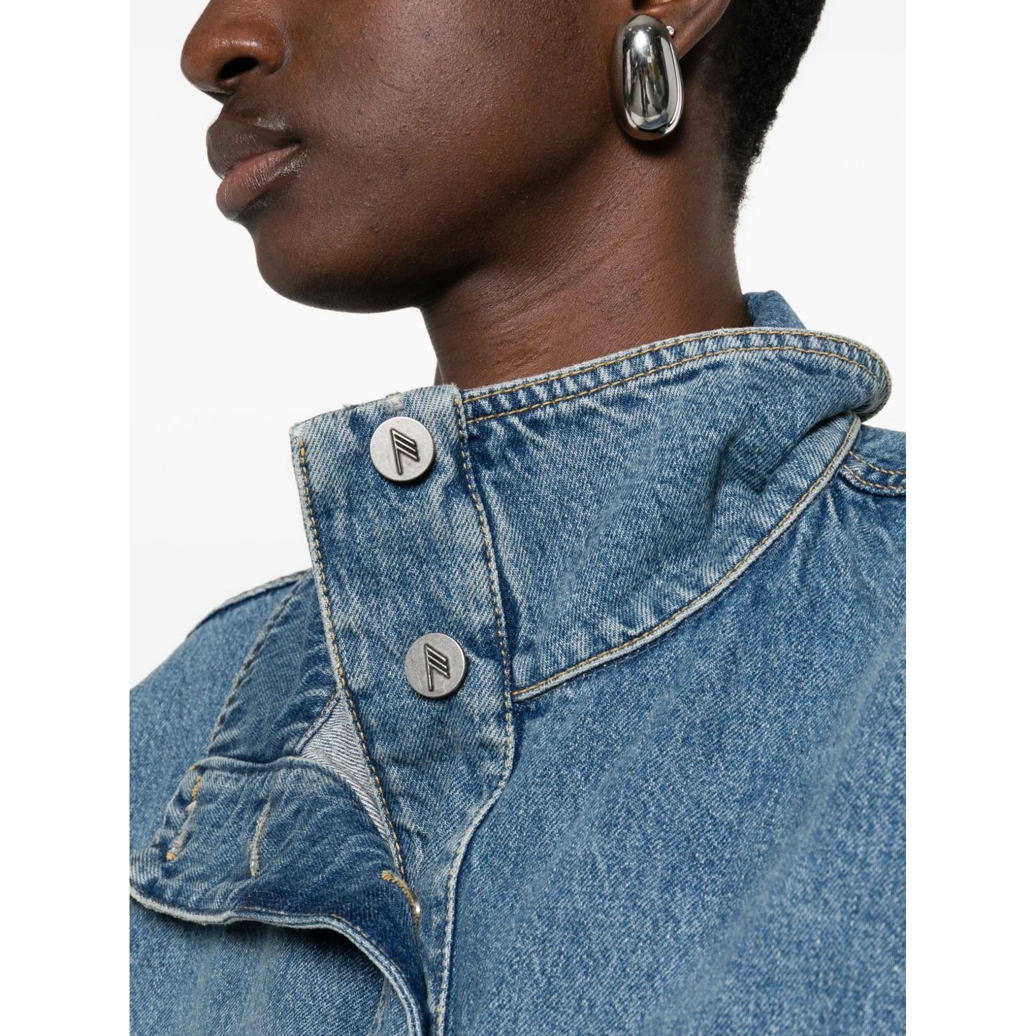 The Attico Jackets Blue