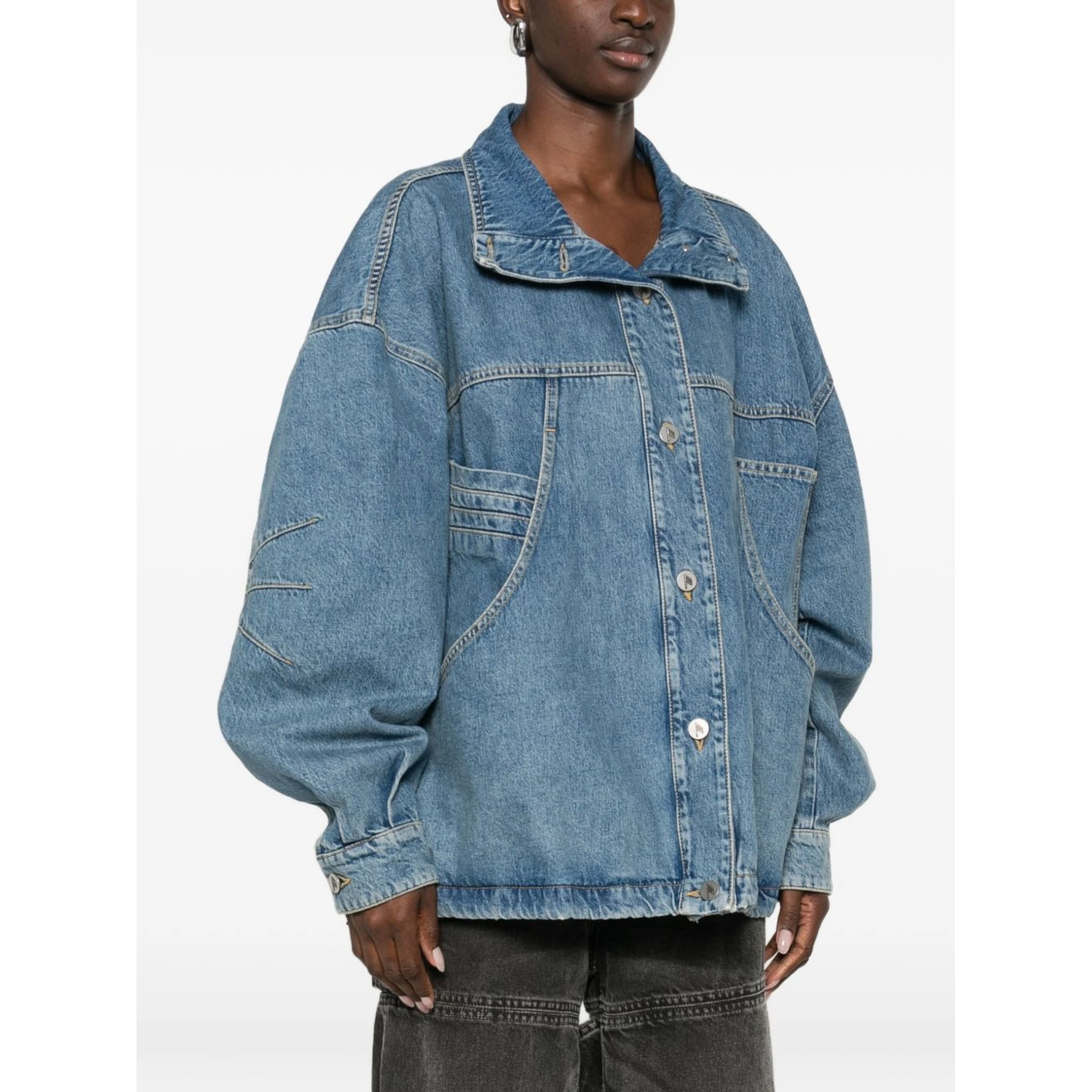 The Attico Jackets Blue