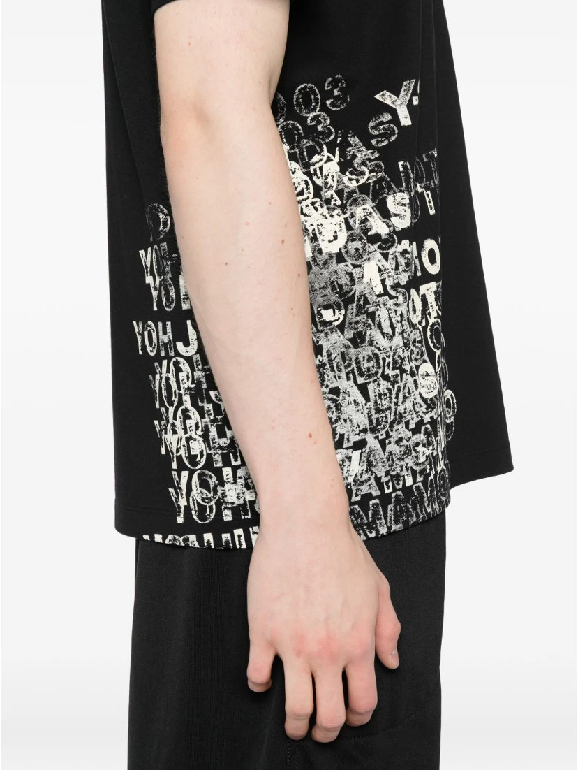 Y-3 T-shirts and Polos Black