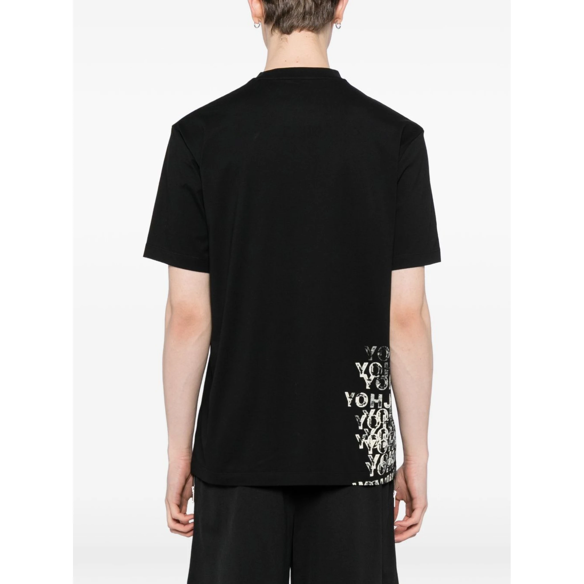 Y-3 T-shirts and Polos Black