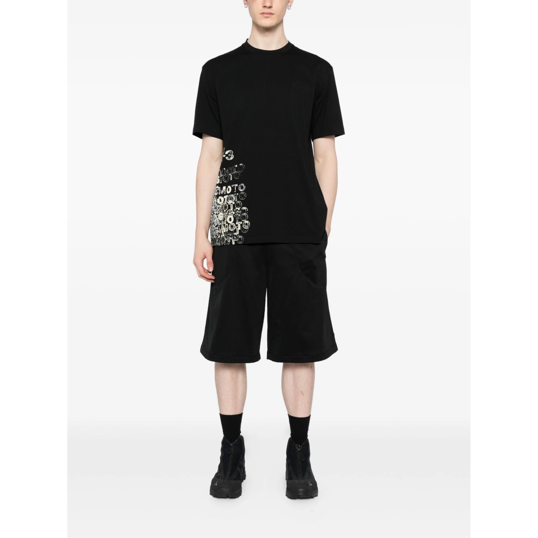 Y-3 T-shirts and Polos Black