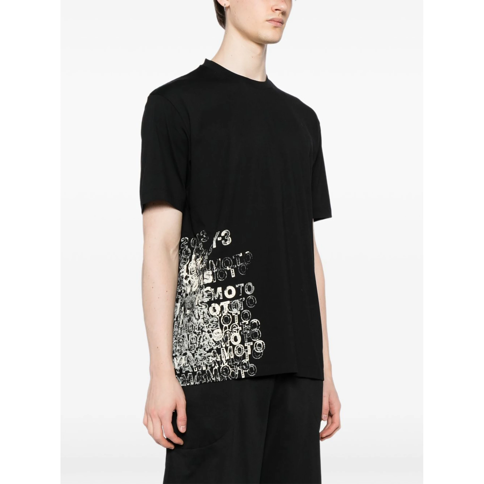 Y-3 T-shirts and Polos Black